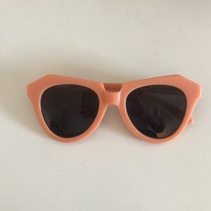 Karen Walker number one sunglasses in peach